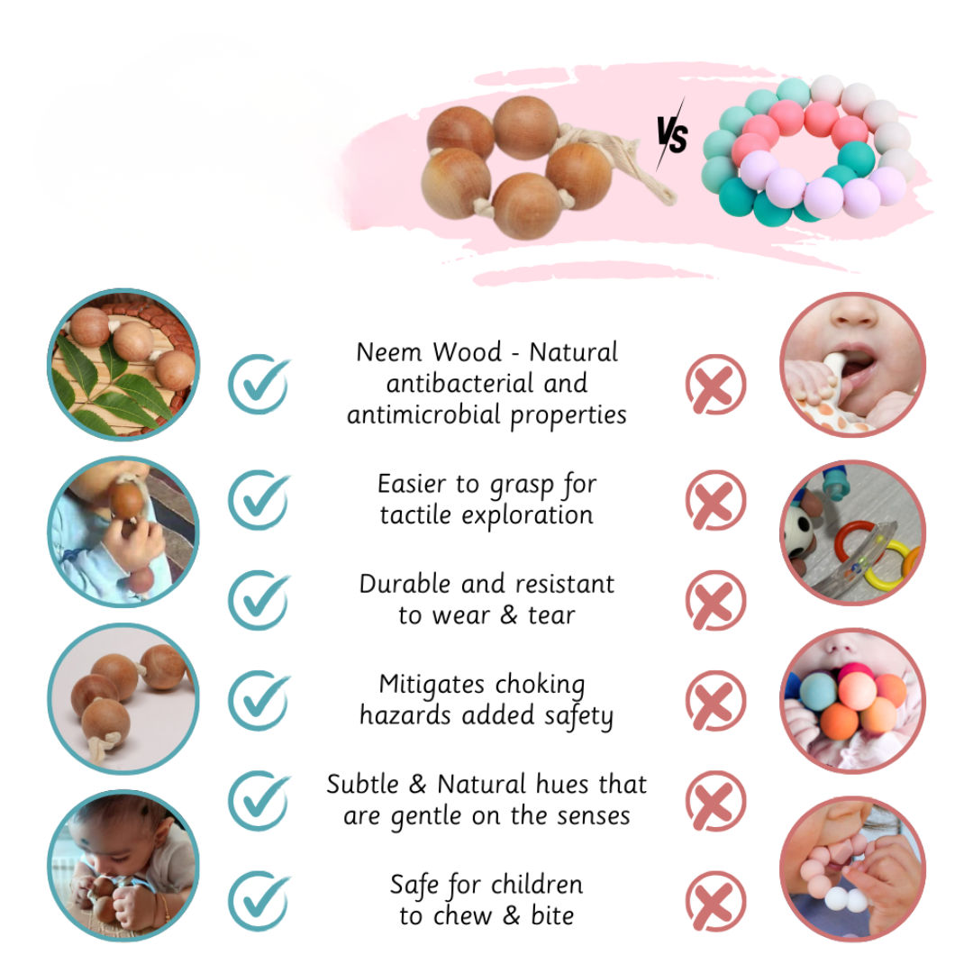 Wooden Grasping beads